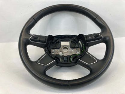 13-16 AUDI A4 A4 QUATTRO STEERING WHEEL W/ AUDIO SWITCH 4 SPOKE 4L0419091AC OEM