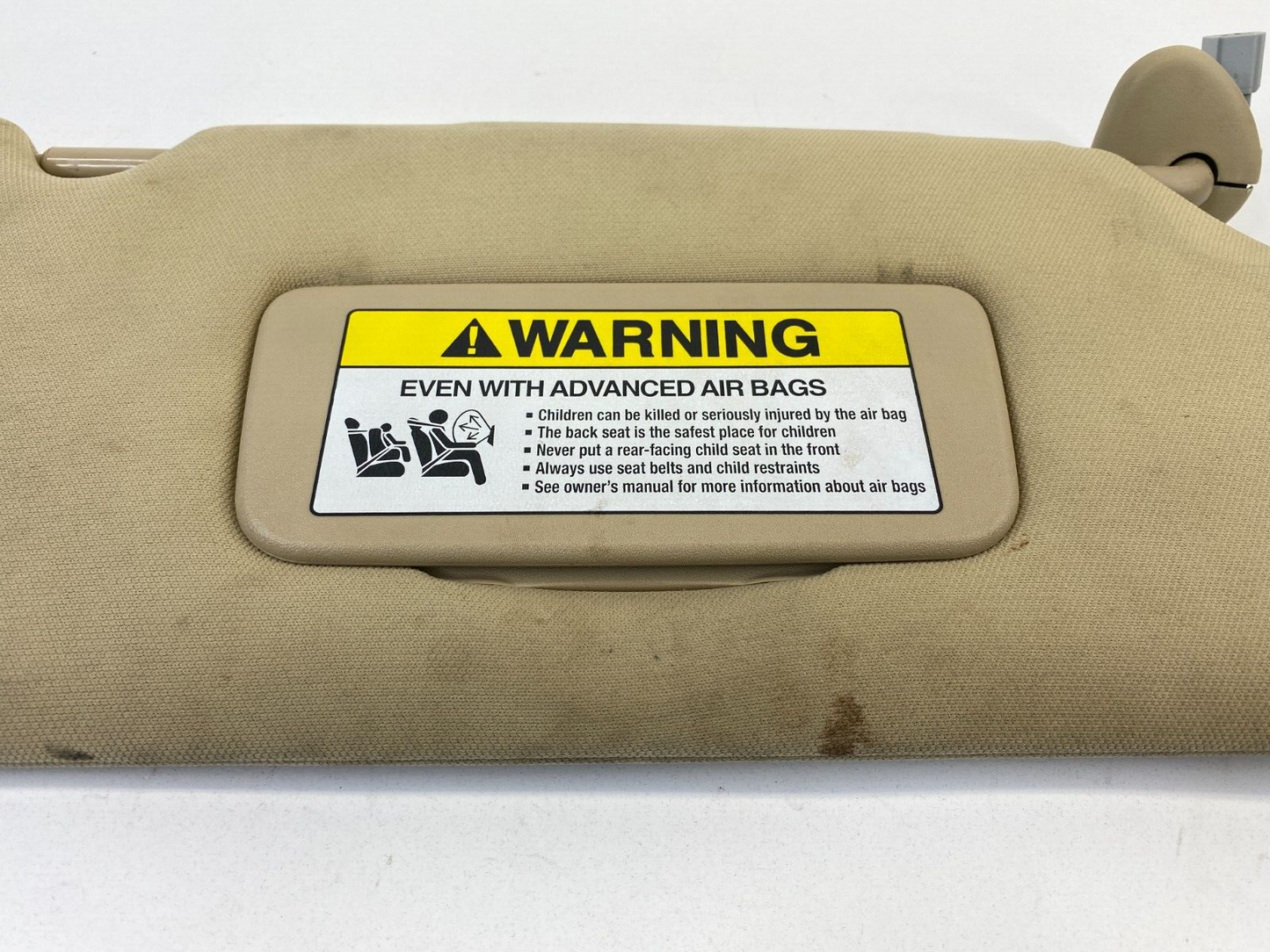 2004-2008 Acura TL Right Passenger Side Sunvisor Sun Visor Shade RH OEM