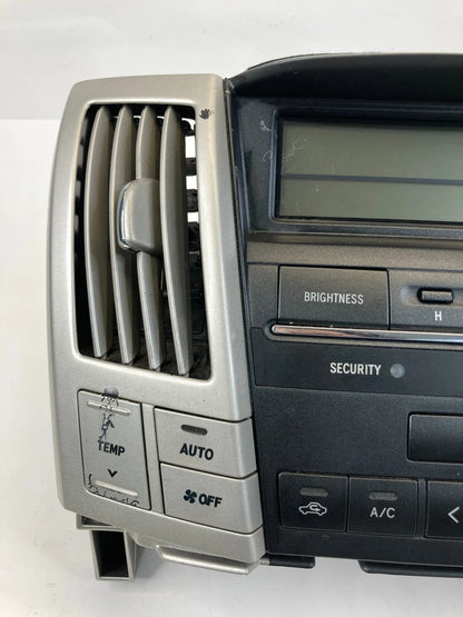 2006 2007 LEXUS RX400H A/C HEATER TEMPERATURE SWITCH CLIMATE CONTROL W/ SCREEN