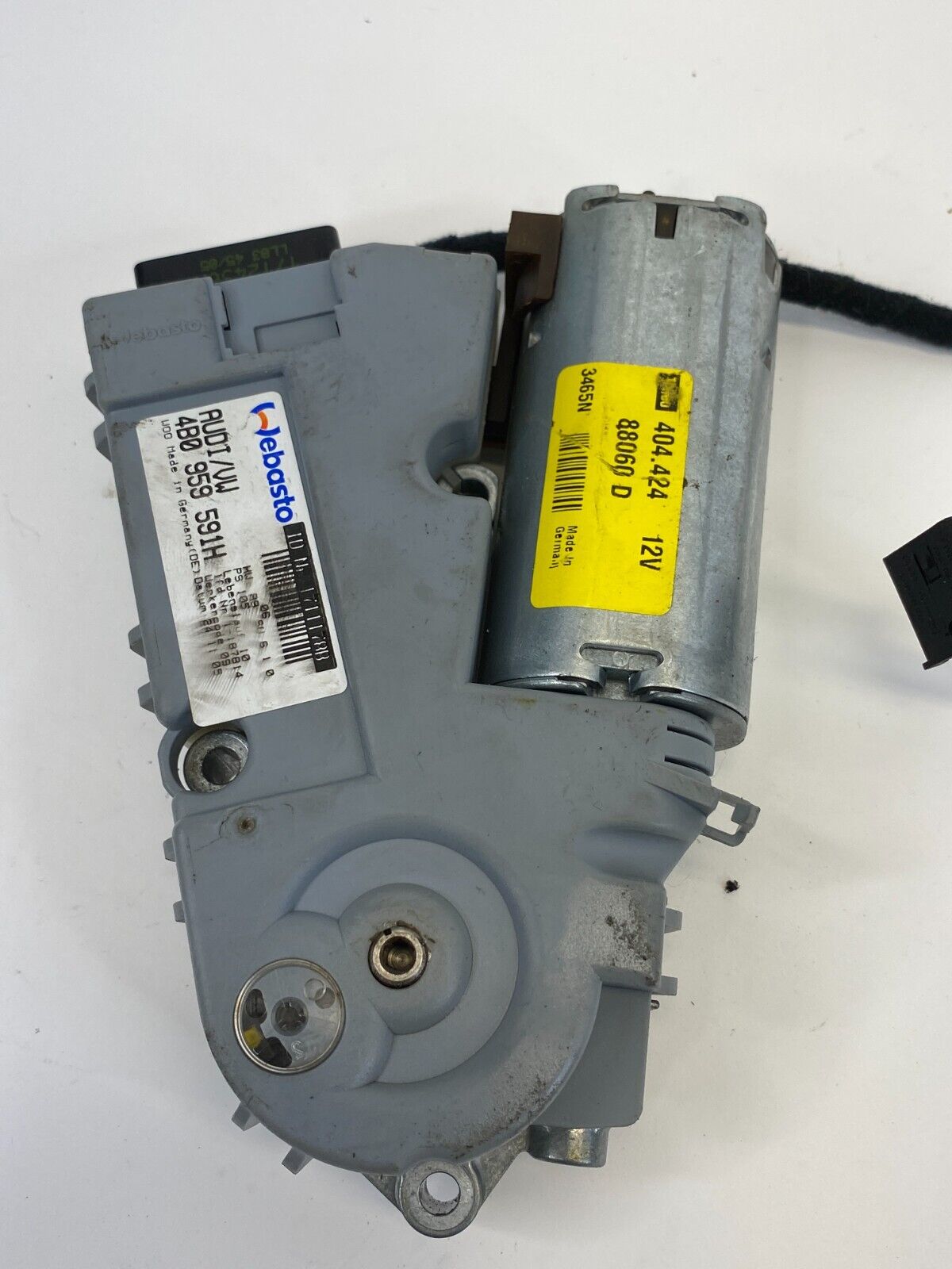 2003-2011 Audi A6 Quattro 07-11 A6 Sedan Sunroof Sun Roof Motor 4B0-959-591H OEM