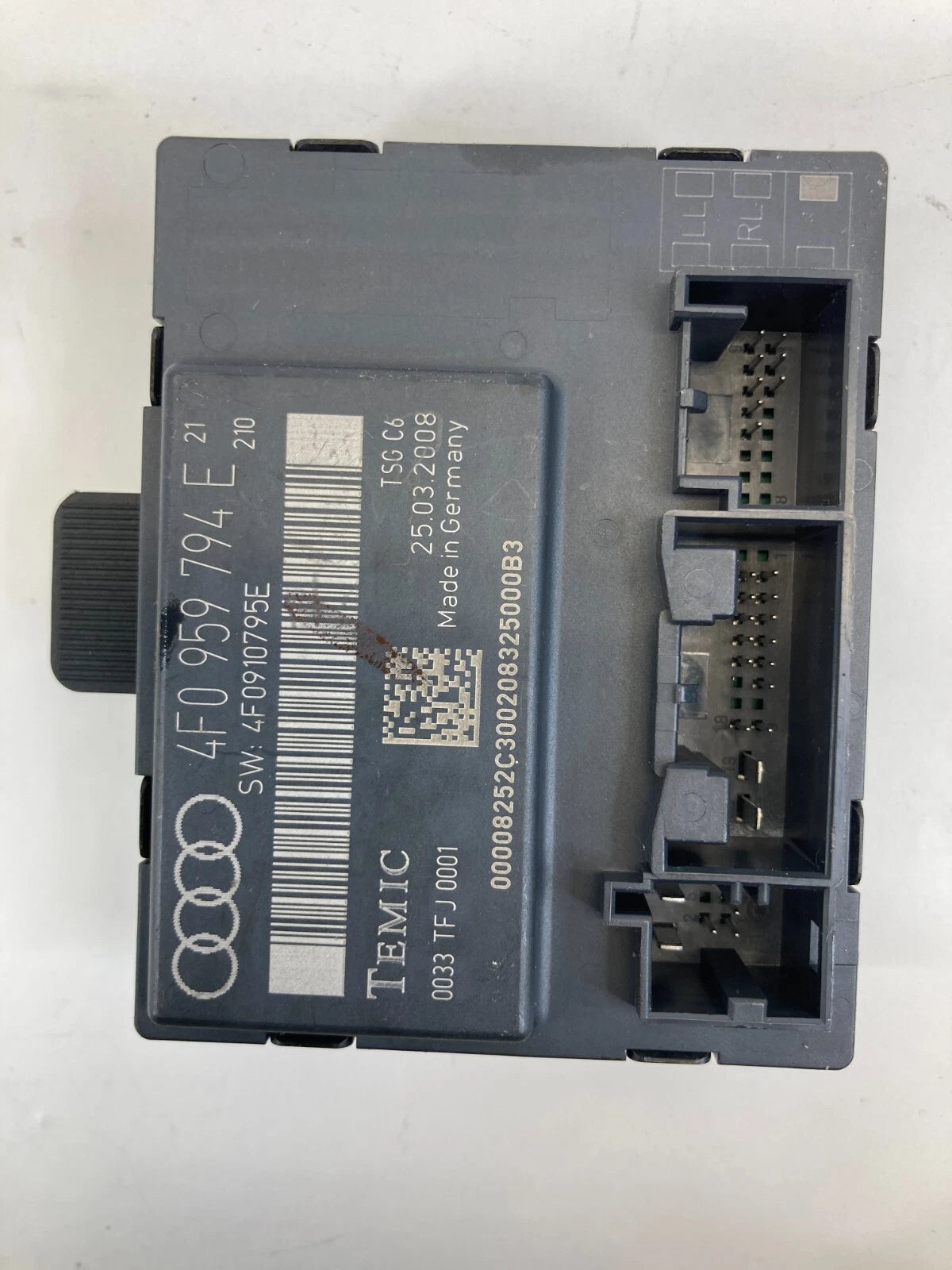 2006 2007 2008 AUDI A6 REAR RIGHT SIDE DOOR CONTROL MODULE UNIT 4F0-959-794-E