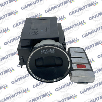 09-13 VW Volkswagen CC Ignition Engine Start Stop Switch W Key 3C0905843R OEM