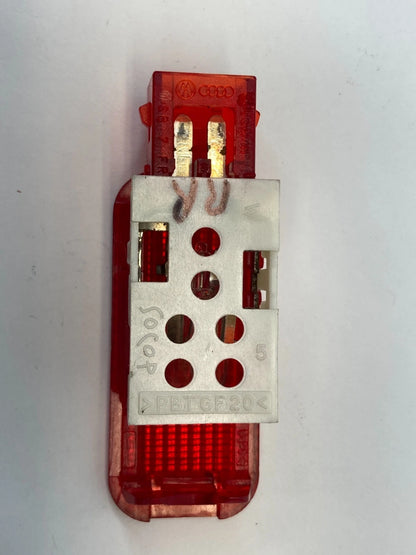 2006-2011 AUDI A6 REAR RIGHT SIDE DOOR PANEL WARNING LIGHT LAMP RED OEM