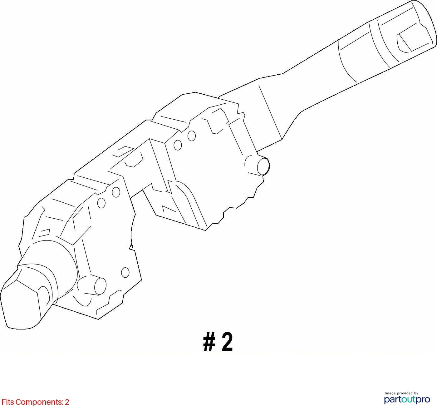 2013-2018 NISSAN ALTIMA TURN SIGNAL WIPER SWITCH COLUMN AUTO OEM 25560-3TP0B
