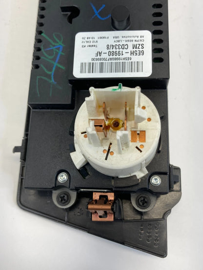 06-09 MERCURY MILAN HVAC AC HEAT TEMPERATURE CLIMATE CONTROL SWITCH 6E5H19980AF