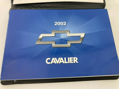 2002 02 CHEVROLET CHEVY CAVALIER OWNERS MANUAL GUIDE W/ CASE COVER OEM