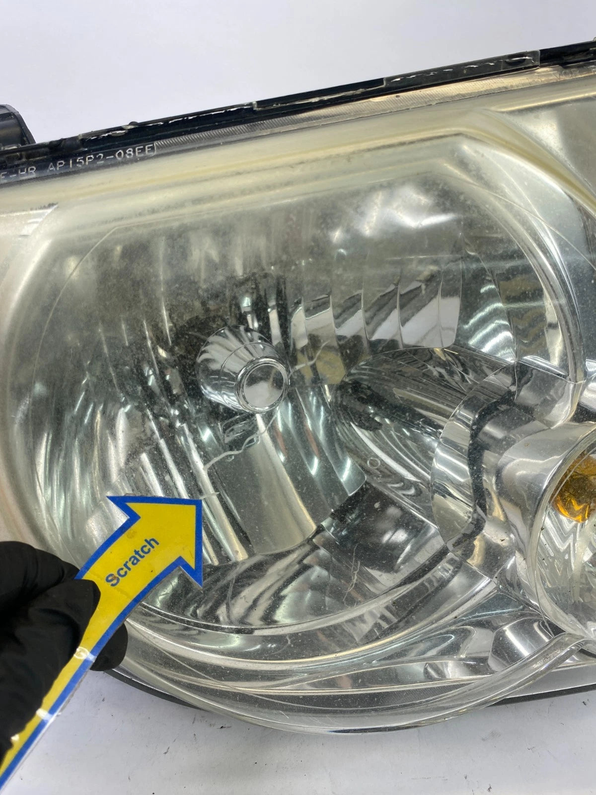2007-2012 FORD ESCAPE FRONT RIGHT HEADLIGHT LENS UNIT 9L84-13005-A OEM FACTORY