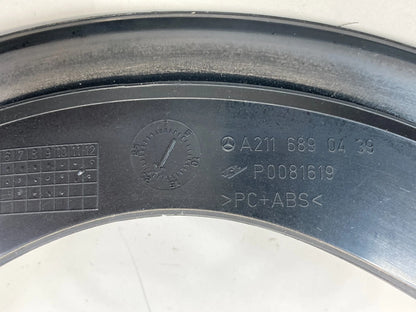 2003-2009 MERCEDES-BENZ E320 DASH INSTRUMENT CLUSTER TRIM BEZEL A2116890439 OEM