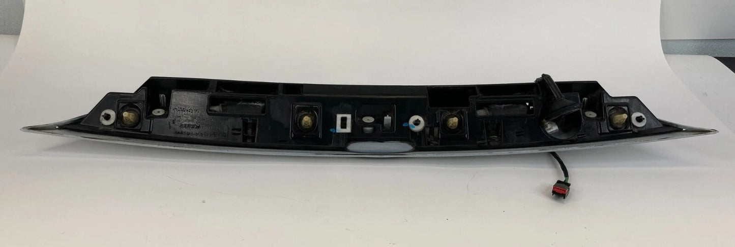14-19 FORD FIESTA SEDAN REAR TRUNK LID LICENSE PLATE MOLDING EMBLEM D2BBF43404BD