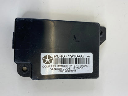 09-16 Chrysler Town & Country Remote Compass Control Module Unit P04671918AG OEM