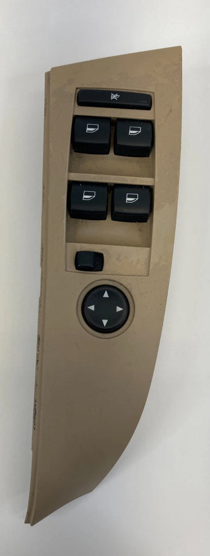 2004-2007 BMW E60 530I FRONT LEFT MASTER POWER WINDOW SWITCH BEIGE 6951905 OEM
