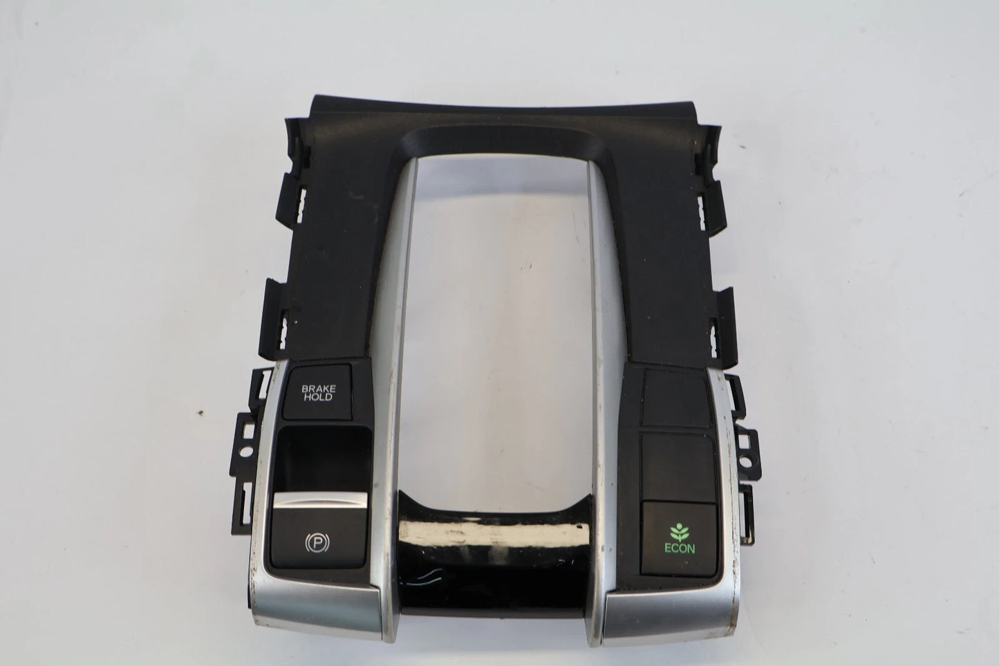16-21 HONDA CIVIC A/T CENTER CONSOLE SHITER BEZEL W/ PARKING BRAKE & ECO SWITCH