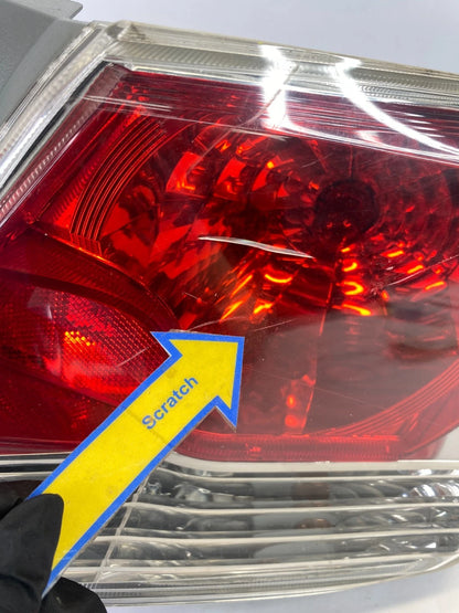 2008-2012 HONDA ACCORD SEDAN RIGHT PASSENGER TAIL LIGHT TAILLIGHT TAIL LAMP