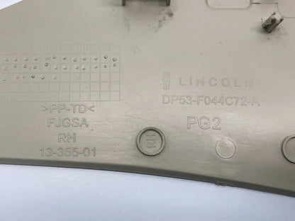 13-19 LINCOLN MKZ CENTER CONSOLE RIGHT SIDE COVER TRIM PANEL BEZEL DP53F044C73A