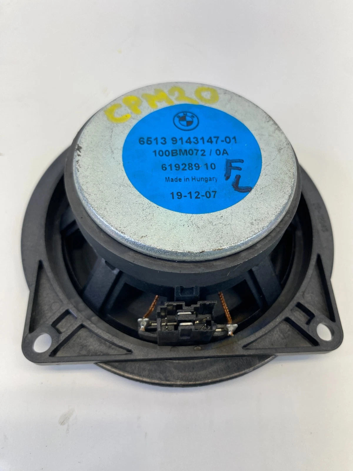 2007 2008 BMW 328XI FRONT LEFT SIDE DOOR AUDIO LOUD SPEAKER 65139143147 OEM