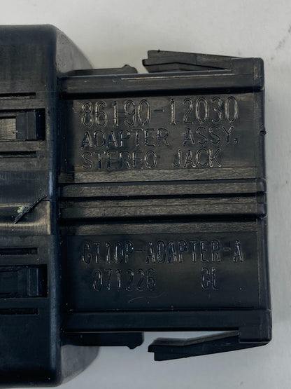 2007-2010 Scion tC Center Console Ipod AUX Jack Inpunt Assembly 86190-12030