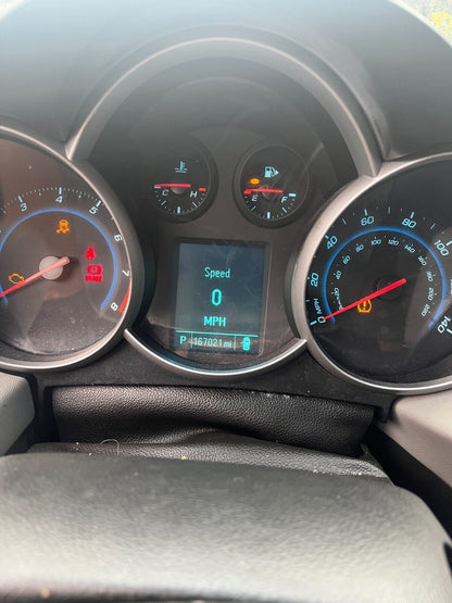 2012 Chevrolet Cruze 1.4L A/T Speedometer Cluster Gauges 95940656 /167.021 Miles