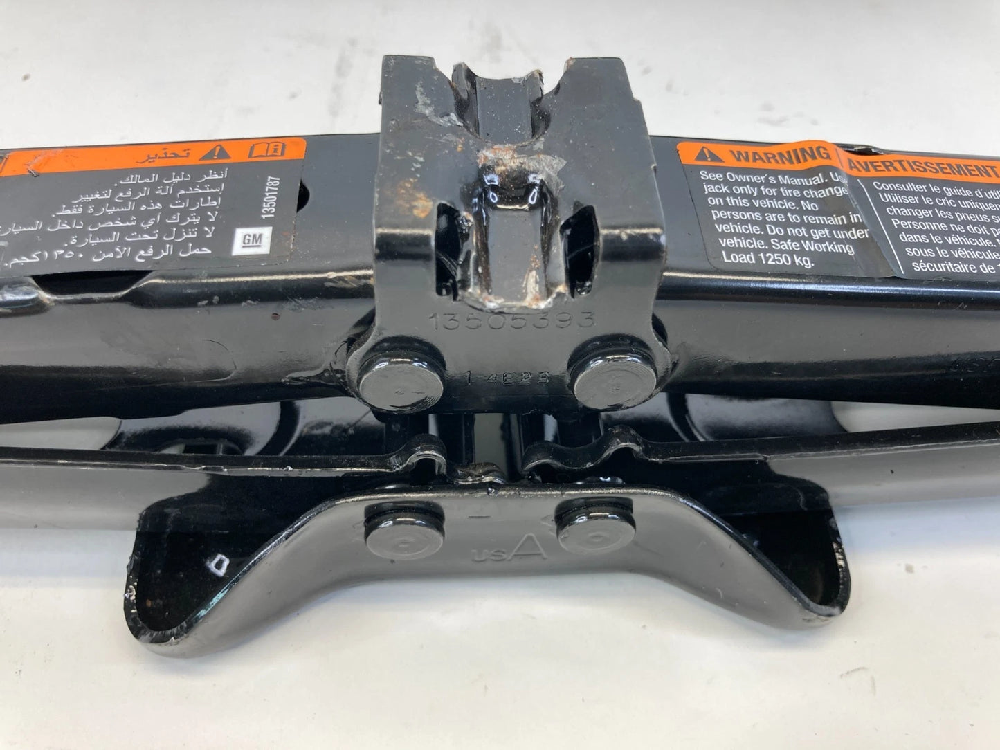 2012-2016 CHEVROLET CRUZE EMERGENCY SPARE TIRE JACK & TOOL KIT WRENCH 13505393