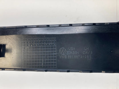 2012-2015 VW VOLKSWAGEN PASSAT REAR LEFT DOOR PANEL MOLDING BEZEL 561867419 OEM
