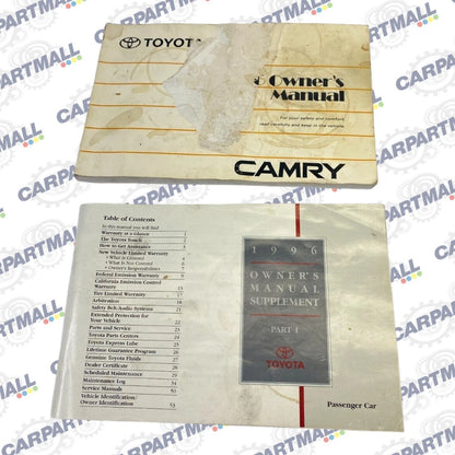 1996 96 TOYOTA CAMRY LE SEDAN OWNERS MANUAL BOOK INFORMATION GUIDE OEM