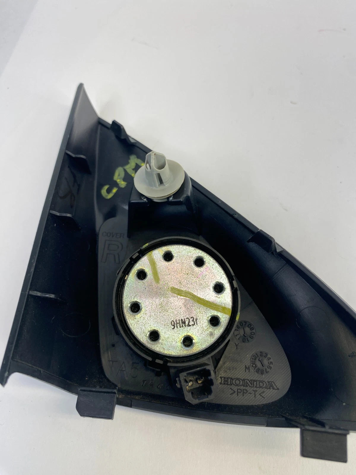 2008-2012 HONDA ACCORD FRONT RIGHT DOOR INNER CORNER TWEETER SPEAKER W/ COVER