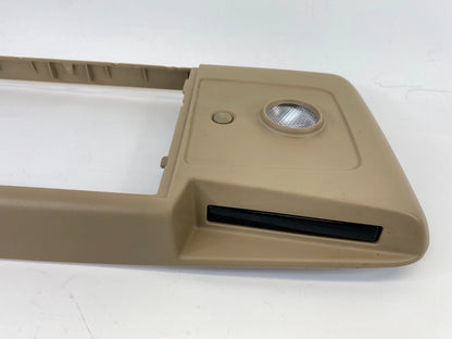 08-17 BUICK ENCLAVE UPPER REAR ROOF CONSOLE DVD SCREEN BEZEL TRIM ASSEMBLY