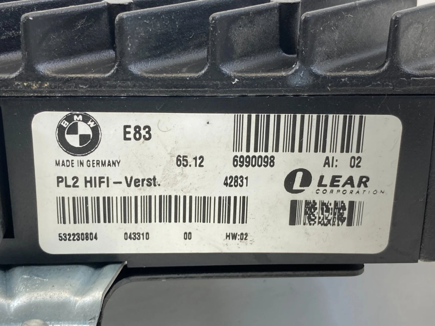 04-10 BMW X3 RADIO AUDIO STEREO LP2 HIFI AMPLIFIER AMP MODULE 65126990098 OEM