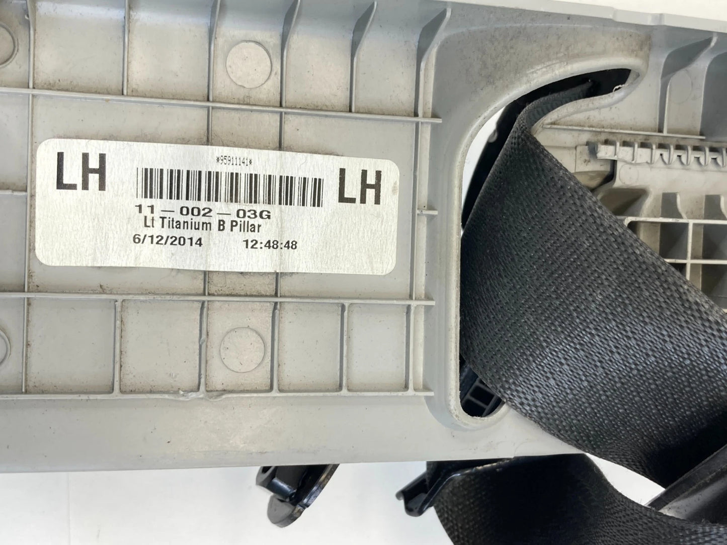 2011-2016 CHEVROLET CRUZE FRONT LEFT SEAT BELT RETRACTOR & TENSIONER 616263700C