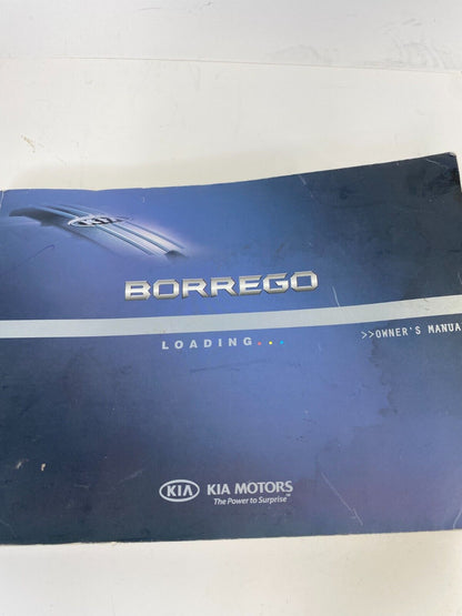2009 09 Kia Borrego Owners Guide Book Manual OEM