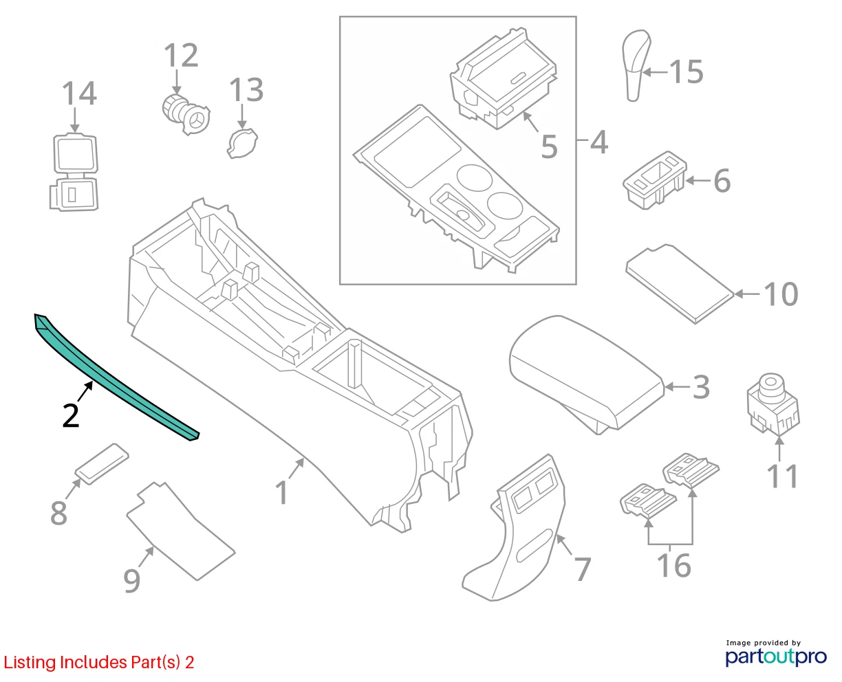 13-15 NISSAN ALTIMA LEFT DASH PANEL INSTRUMENT FINISH MOLDING TRIM 96907-3TA0A