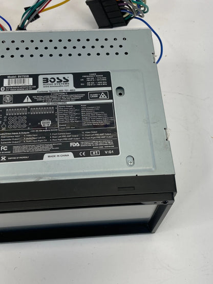 BOSS AUDIO BV755B DVD PLAYER RECEIVER BLUETOOTH DOUBLE-DIN, 6.2" TOUCHSCREEN