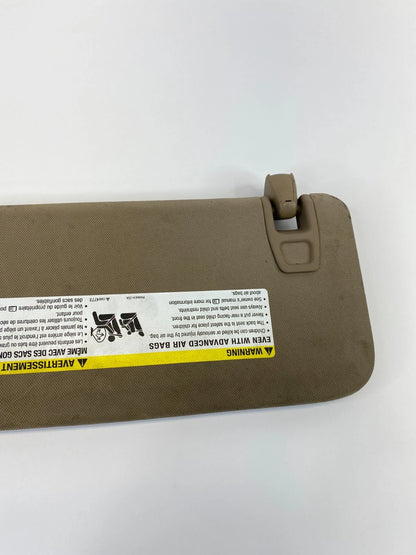 2008-2012 CHEVROLET MALIBU RIGHT PASSENGER SUNVISOR SUN VISOR ASSY BEIGE OEM
