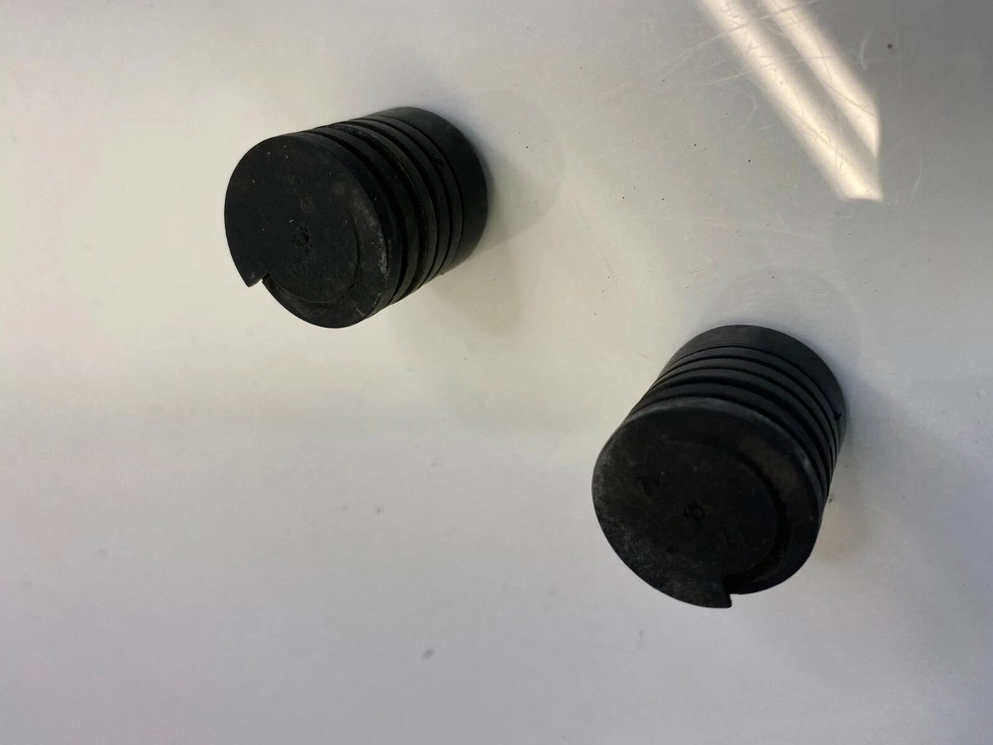 2005-2010 SCION TC FRONT HOOD BUMPER RUBBER ADJUST PAIR SET OEM