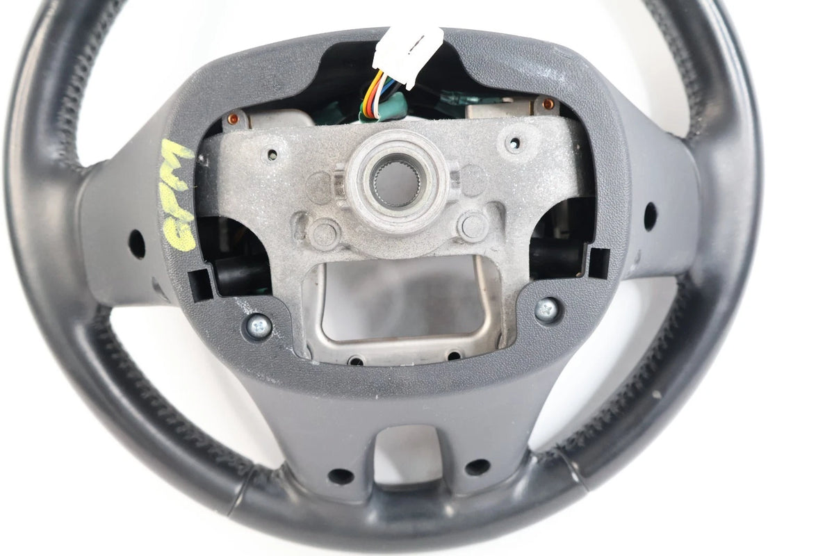 2012 2013 KIA SOUL STEERING WHEEL CRUISE & AUDIO PHONE CONTROL LEATHER BLACK OEM