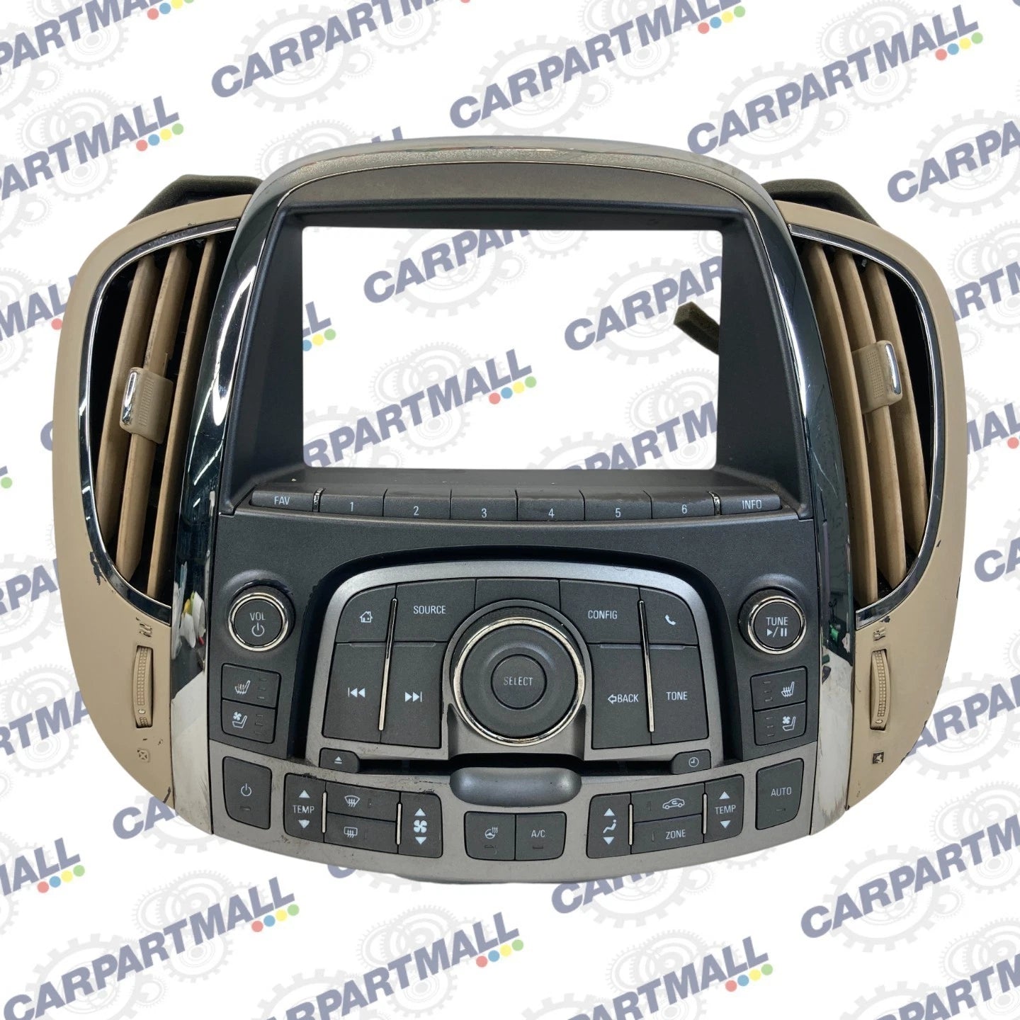 2013 13 BUICK LACROSSE RADIO & CLIMATE CONTROL FACEPLATE PANEL 22798935 OEM