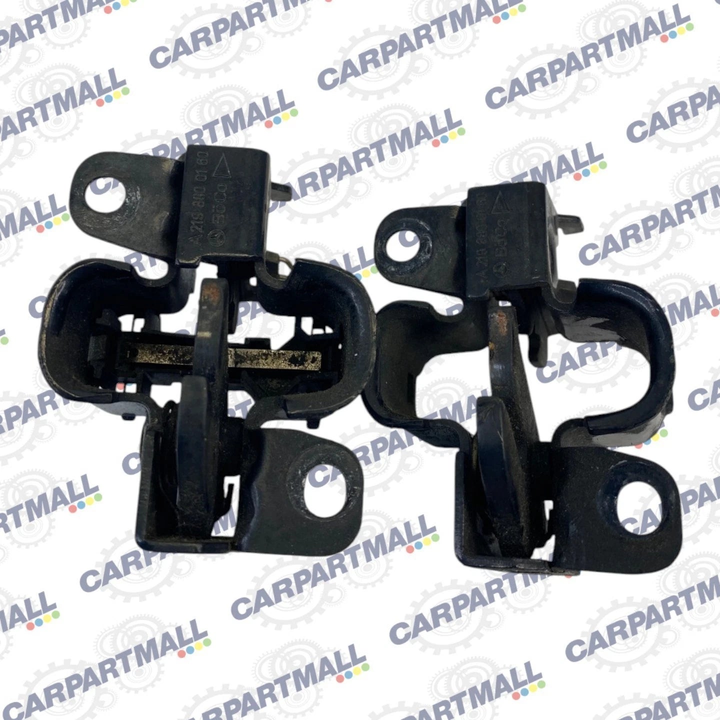 2006-2012 MERCEDES R350 W251 UPPER HOOD LATCH SAFETY CATCH LOCK PAIR A2198800160