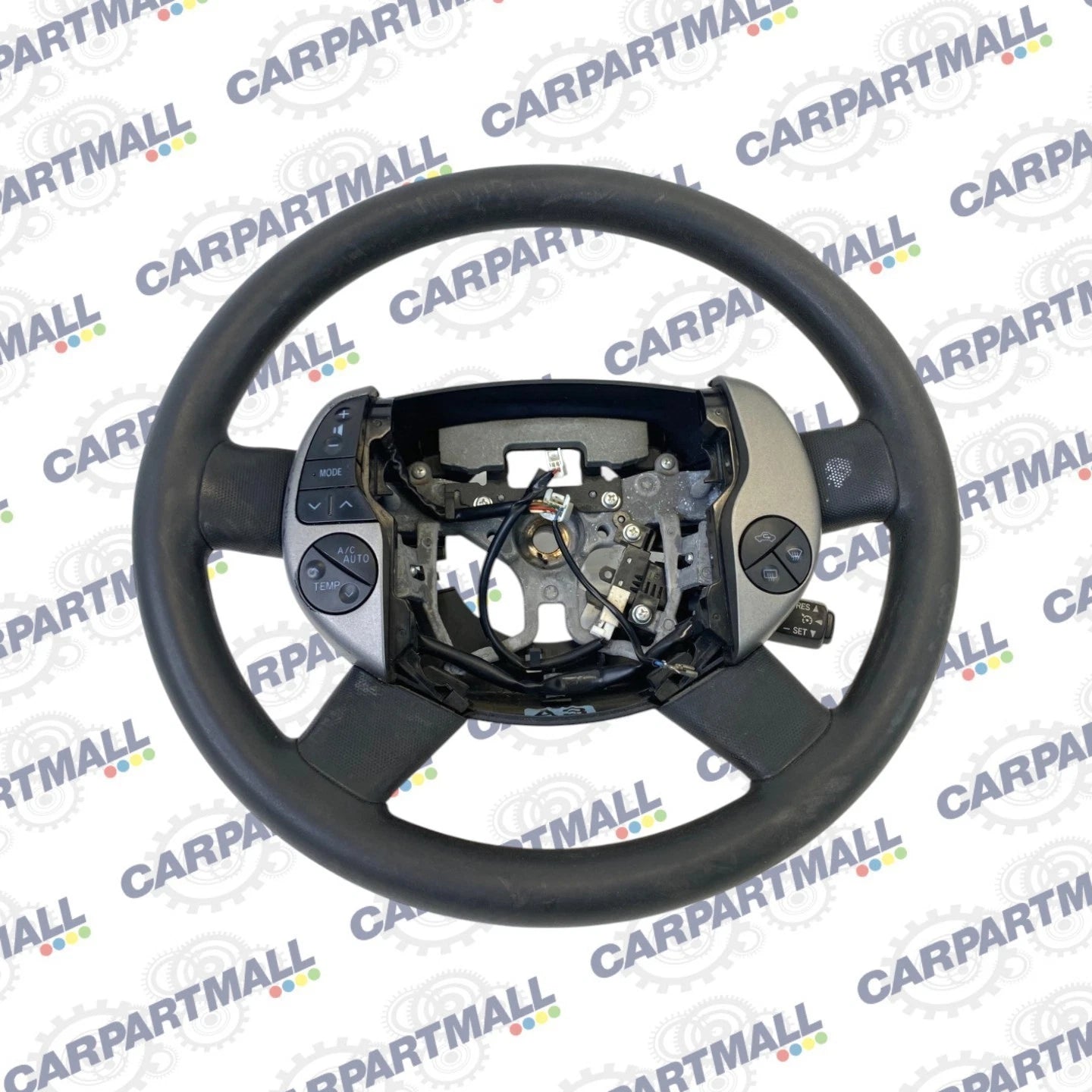 2004-2009 TOYOTA PRIUS STEERING WHEEL W/ AUDIO & CRUISE CONTROL SWITCHES OEM