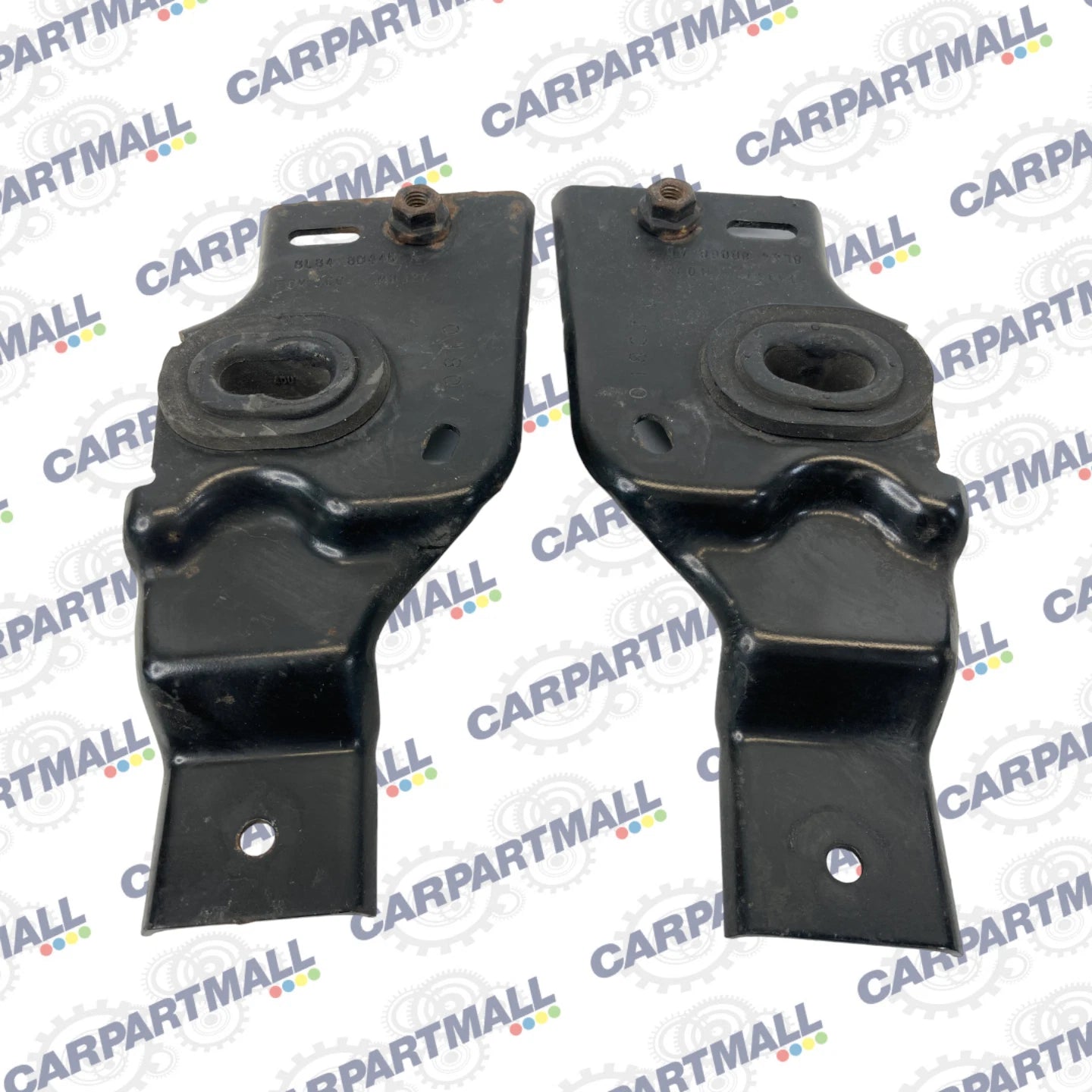 2008 FORD ESCAPE 3.0L V6 RADIATOR UPPER MOUNT SUPPORT BRACKET PAIR 8L84-8B445-A