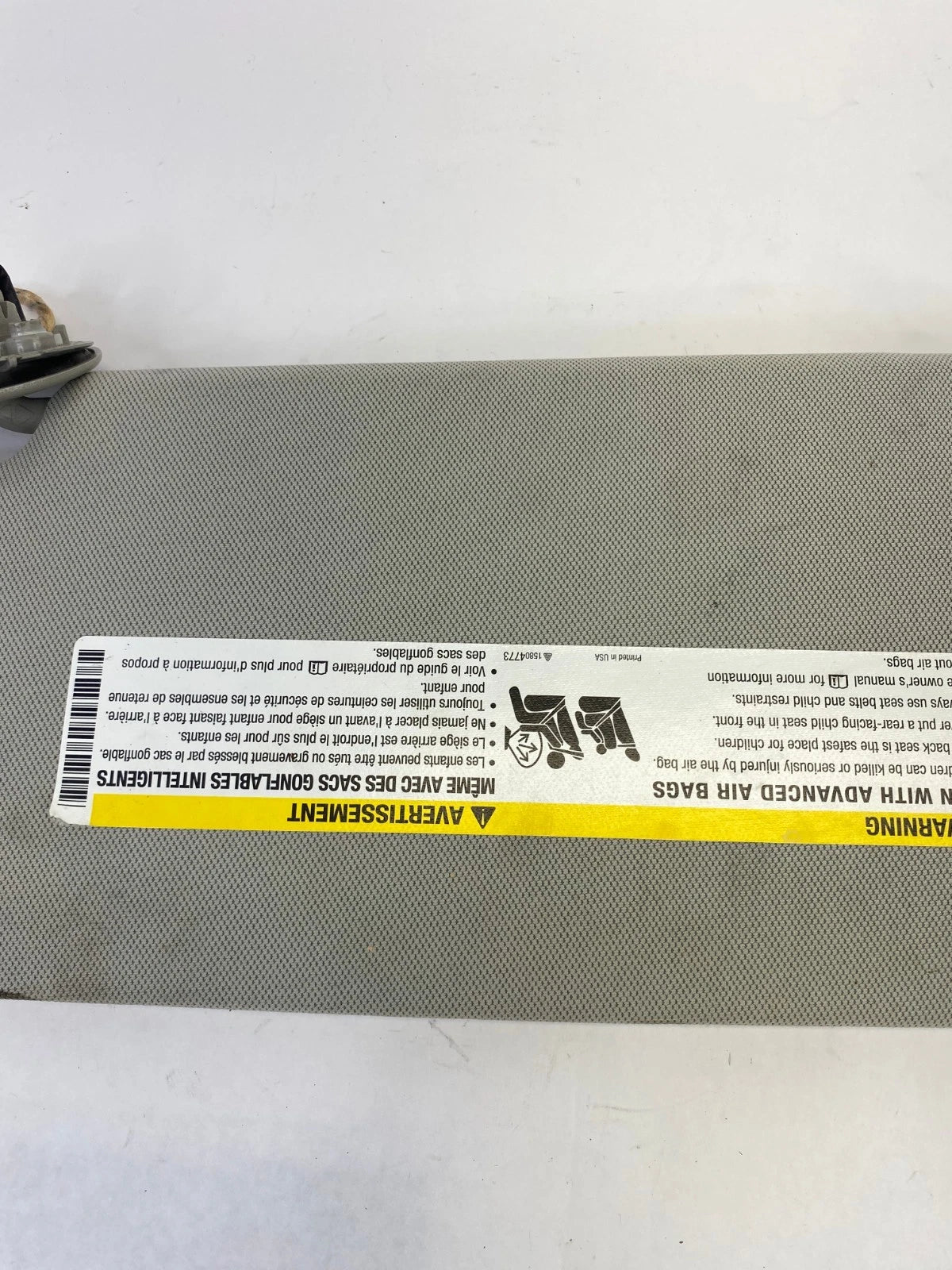 2010-2017 CHEVROLET EQUINOX SUN VISOR ILLUMINATE MIRROR PASSENGER RH OEM FACTORY