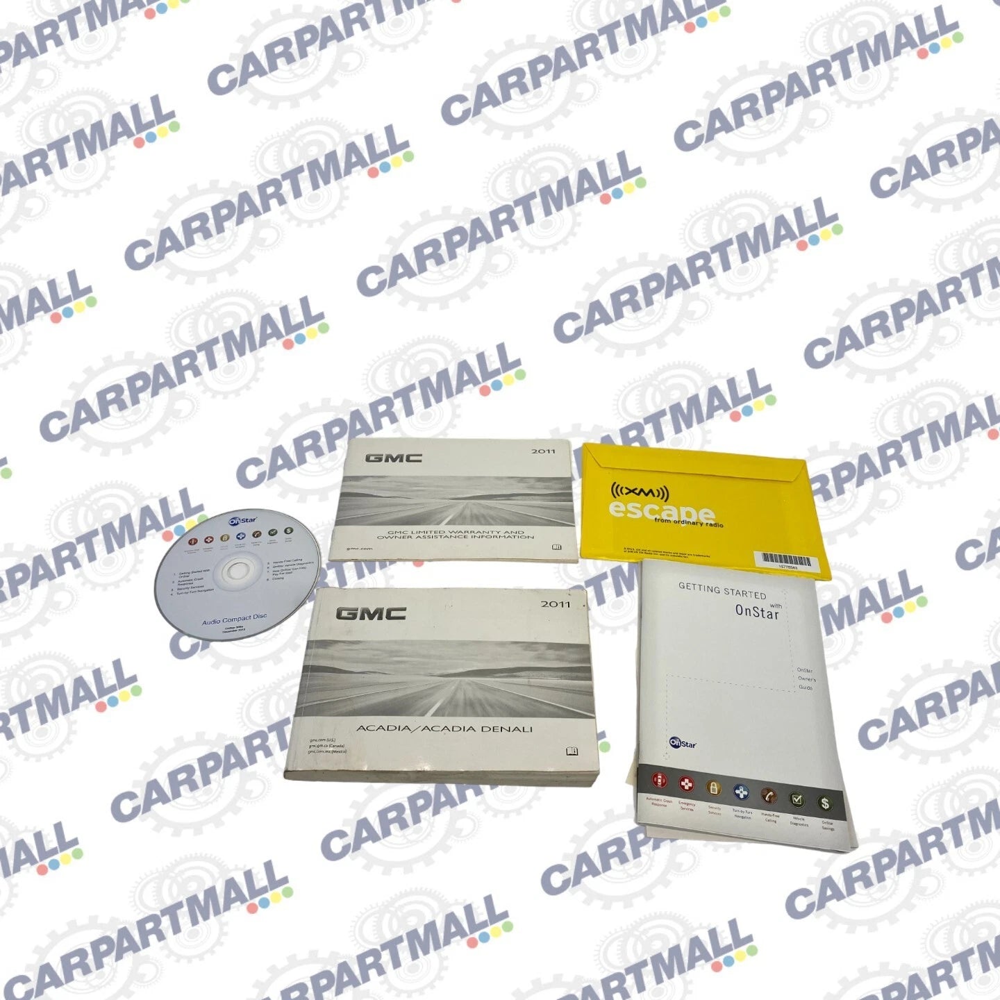 2011 GMC ACADIA OWNERS MANUAL WARRANTY ASSISTANCE INFORMATION BOOK & CD OEM