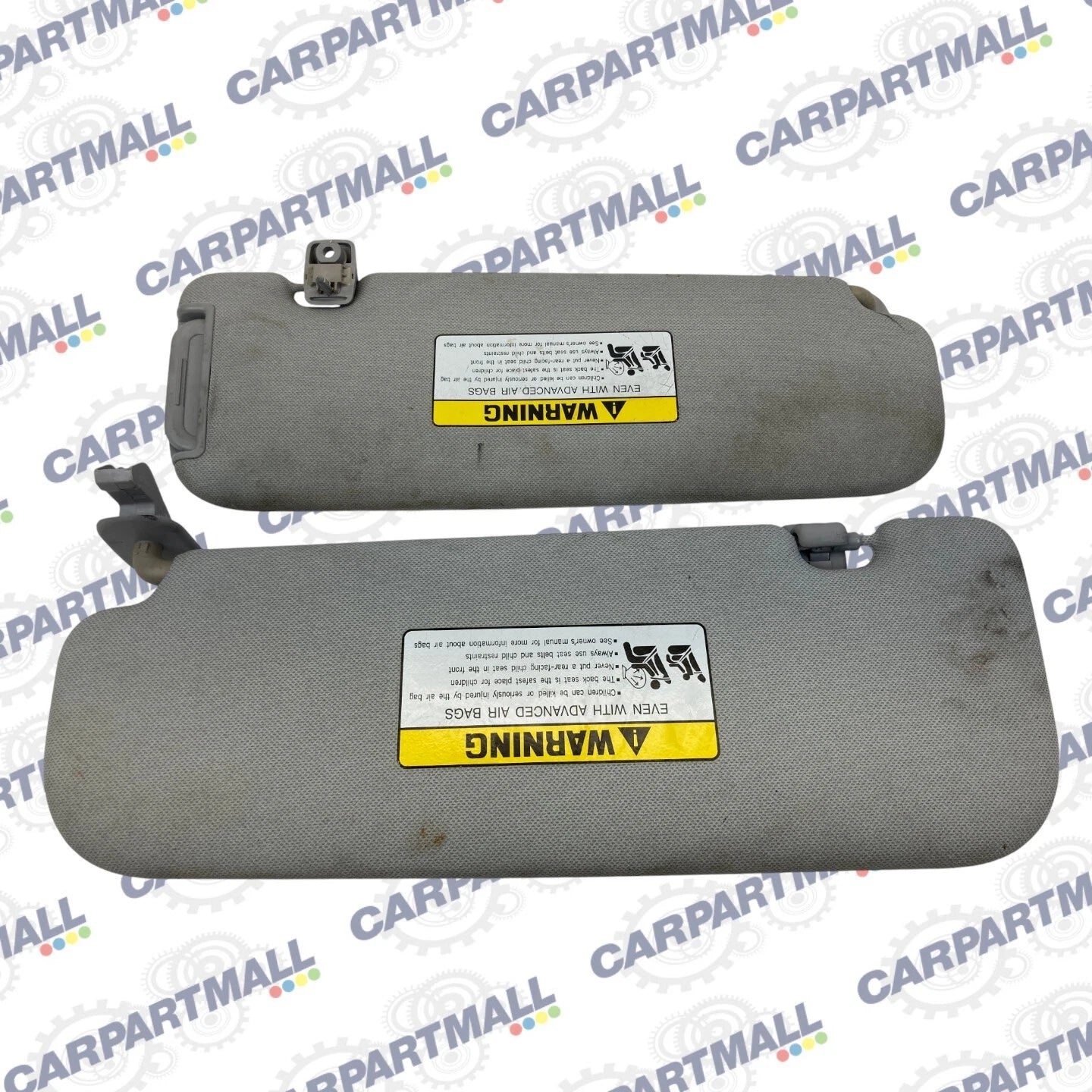 2011-2013 HYUNDAI ELANTRA SEDAN LEFT RIGHT DRIVER PASSENGER SUN VISOR PAIR OEM