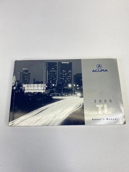 2006 ACURA TL OWNERS MANUAL CONSUMER INFO WARRANTY BOOK W/ CASE OEM