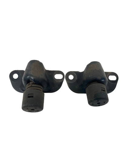 2008-2013 NISSAN ROGUE FRONT HOOD BUMPER BRACKET ADJUST PAIR SET OEM