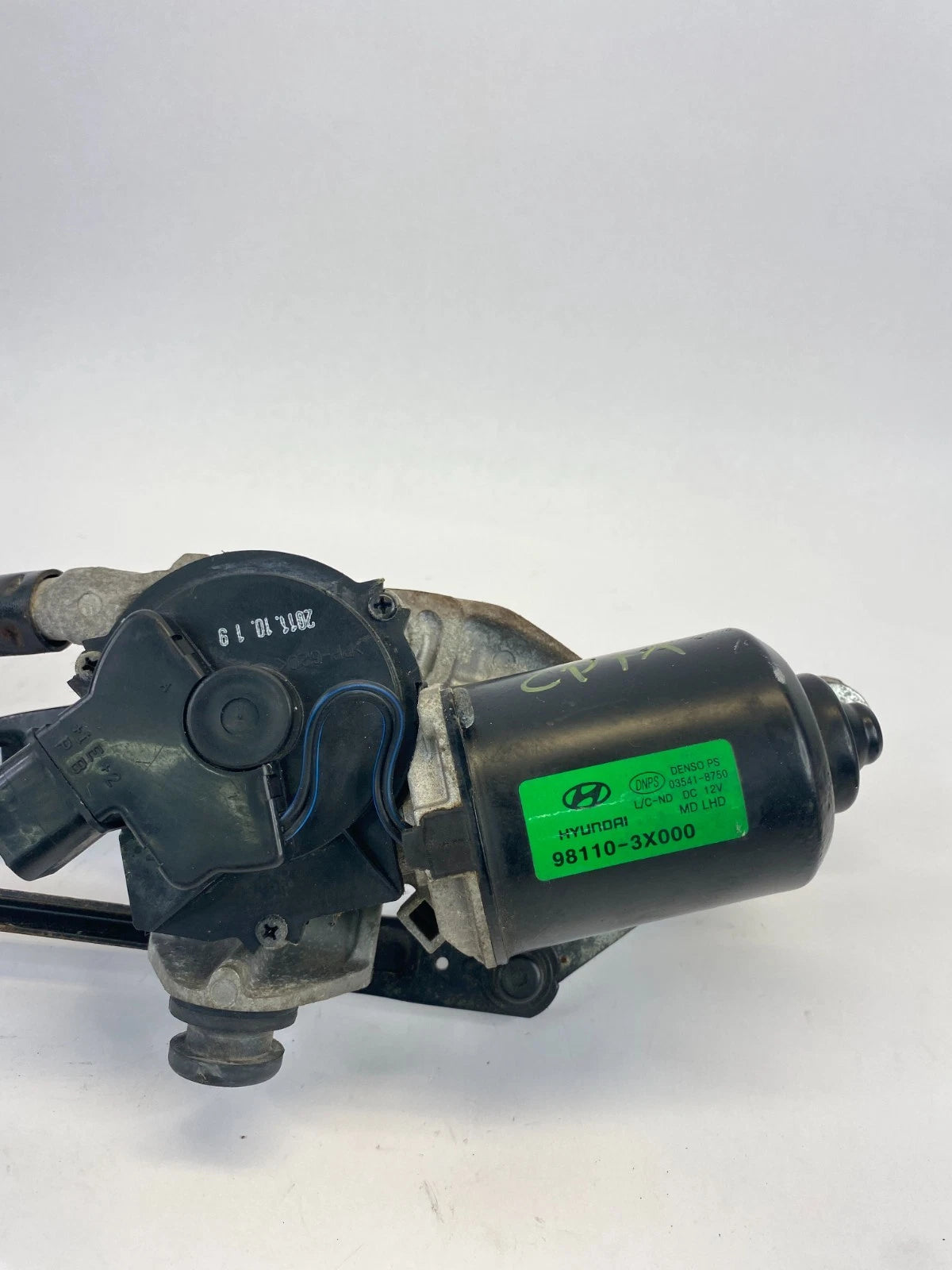 2011-2016 HYUNDAI ELANTRA FRONT WINDSHIELD WIPER MOTOR W LINKAGE 98110-3X000 OEM