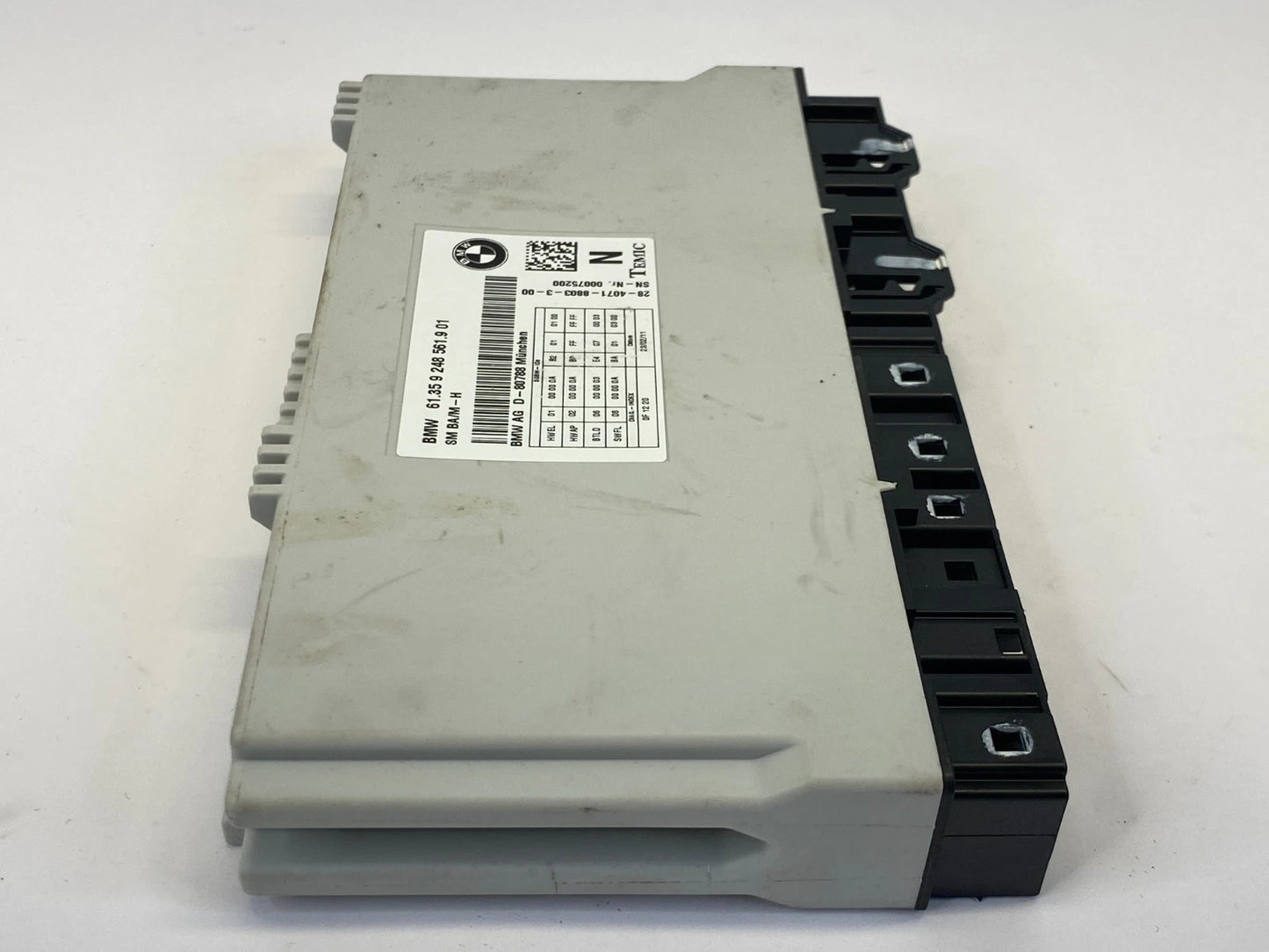2011-2017 BMW X3 FRONT POWER SEAT CONTROL MODULE UNIT 6135-9-248-561-9 OEM