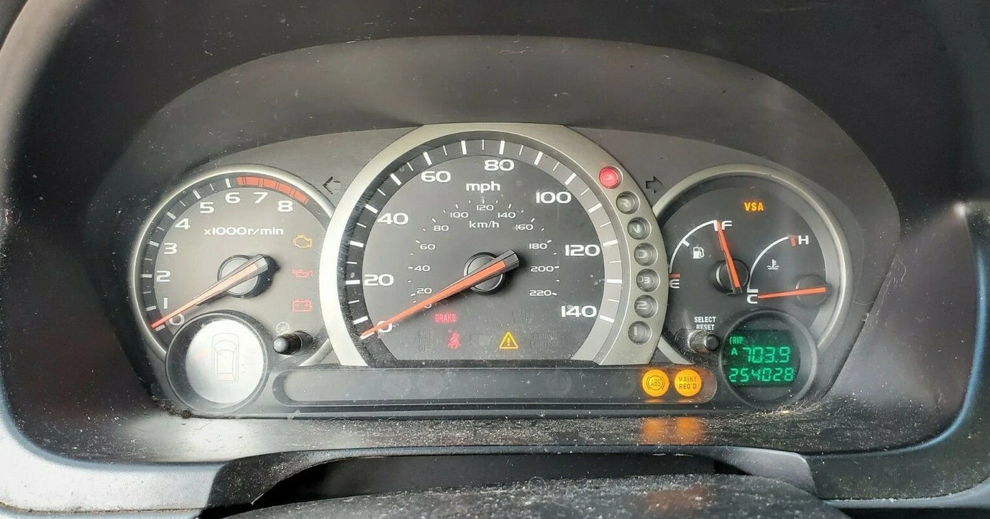 2005 HONDA PILOT SPEEDOMETER INSTRUMENT CLUSTER 254K MILES 78100-S9V-A410 OEM