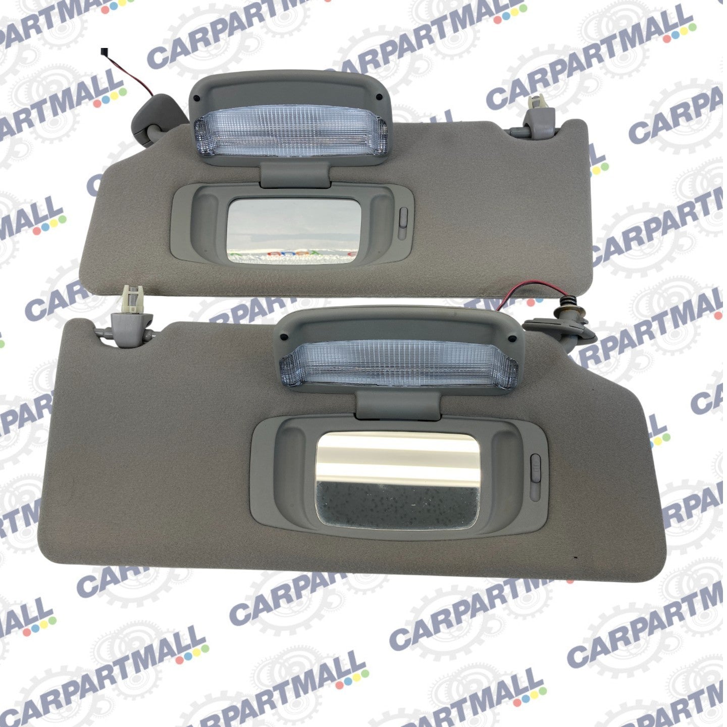 2007-2012 Toyota Avalon Roof Left & Right Sunvisor Sun Visor Shade Pair Set OEM