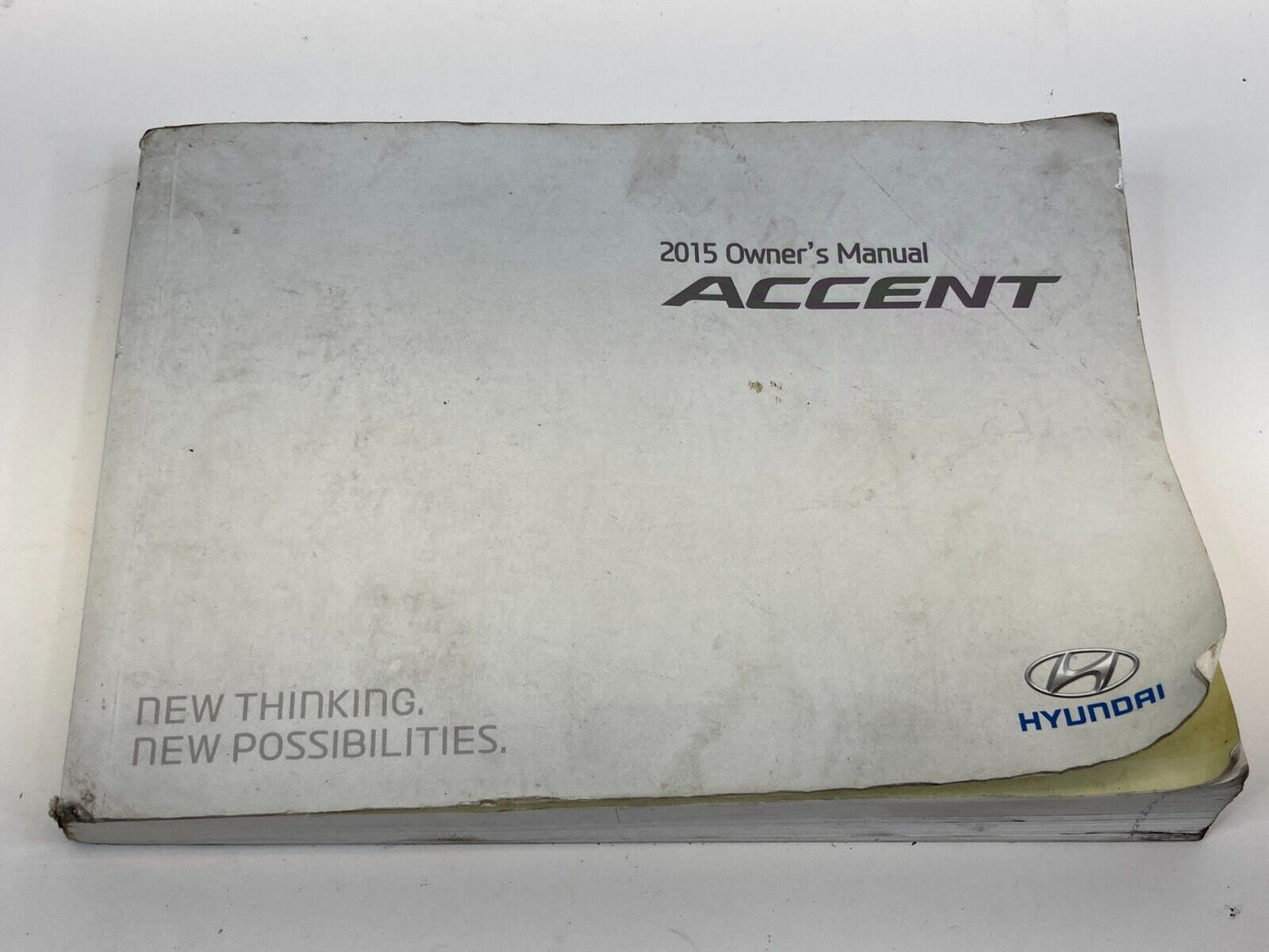 2015 15 Hyundai Accent Owner`s User Manual Maintenance Log Handbook OEM