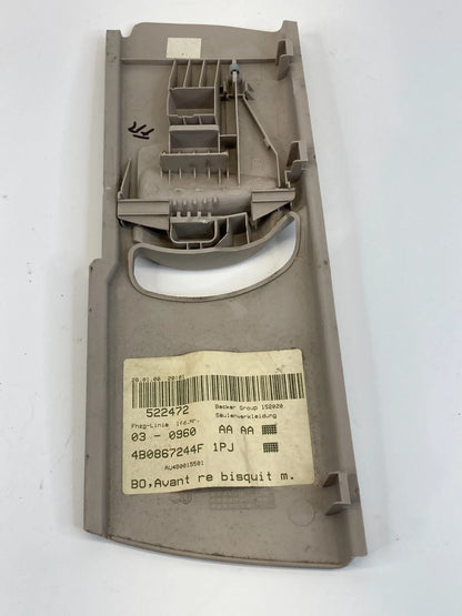00 01 AUDI A6 QUATTRO FRONT RIGHT UPPER B PILLAR CENTER COVER TRIM 4B0867244F