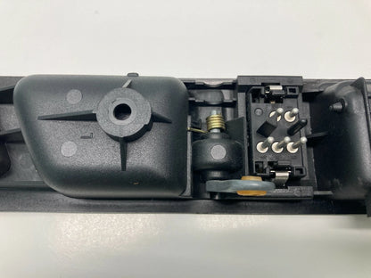 1994 1995 BMW 540I REAR LEFT INTERIOR INNER DOOR HANDLE W/ WINDOW SWITCH & BEZEL